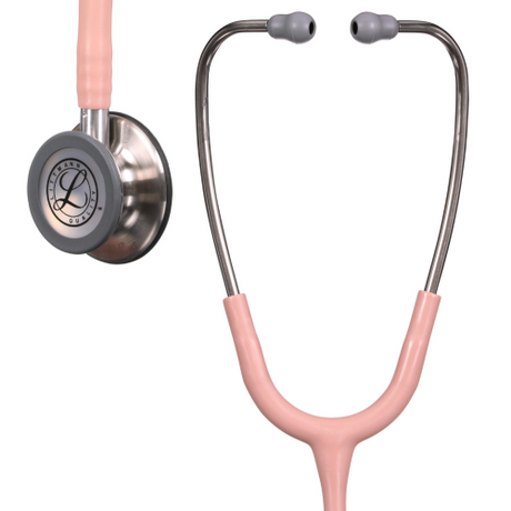 Littmann Classic III Stethoscope SKU 350-5910C with Champagne Rose Tubing and Satin Finish.
