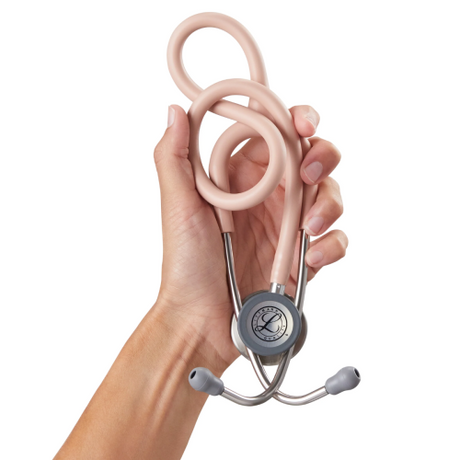 3M Littmann Classic III Stethoscope SKU 350-5910C with Champagne Rose Tubing.