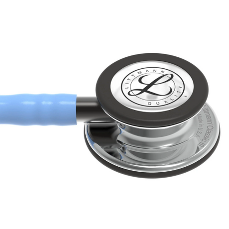 Littmann Classic III Stethoscope in Ceil Blue with Mirror Finish Chestpiece.
