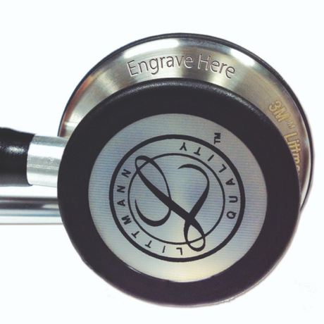Littmann Cardiology IV Stethoscope with High Polish Rainbow Chestpiece and Navy Tubing.