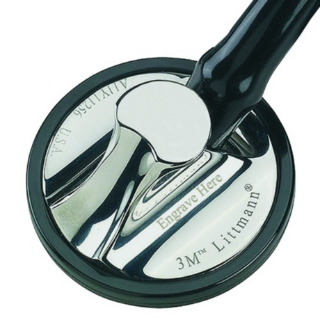 Littmann Master Cardiology Stethoscope with black tubing and smoke-colored chestpiece.